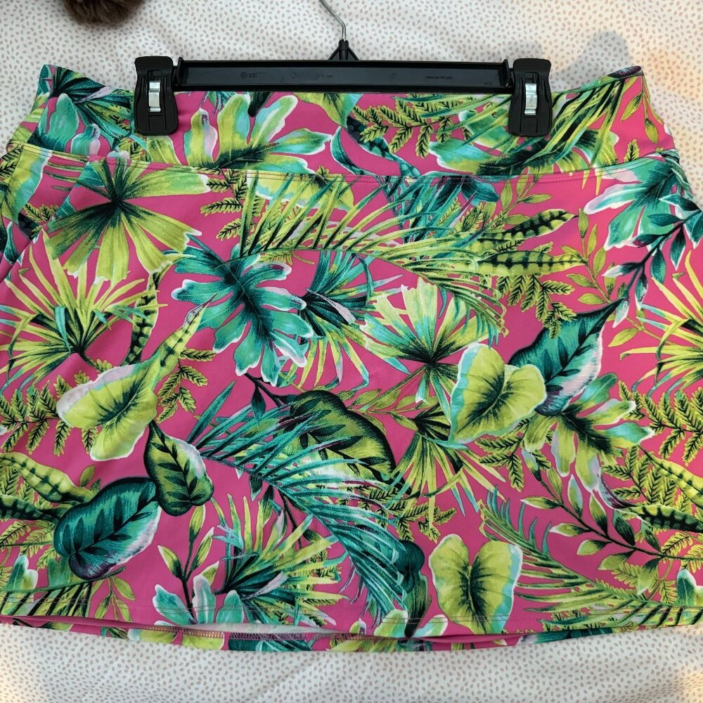 Tommy Bahama Palm Print Active Skort  XL